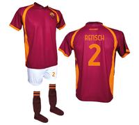 Kit Maglia Rensch 2 Roma Home con Pantaloncino e Calzettoni 2025-26 ufficiale