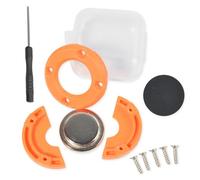 Kit magnetico universale CB con manopola rotonda altoparlante radio mobile supporto microfono per Motorola HLN9073B CDM1250 CDM750 Kenwood TK768G TK868G TM471A (arancione)