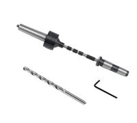 Kit mandrino a penna per MT2 con salva-mandrino e punta da trapano da 7 mm, include 5 boccole per una configurazione stabile della tornitura della penna