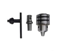 Kit mandrino per trapano in metallo da 1,5-13 mm o 3-16 mm, codolo Weldon da 3/4 di pollice a adattatore B16, compatibile con trapano magnetico e utensili elettrici, nero (C)