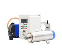 Kit mandrino raffreddato ad acqua 800w, 0,8 kw, 4 pezzi, cuscinetti 65 x 195 mm, inverter QL 1,5 kw, supporto 65 mm e pompa acqua 75 W (110 V)