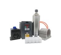 Kit mandrino raffreddato ad acqua ER20 da 3 kW 220 V con inverter e morsetto mandrino da 100 mm, pompa 'acqua da 80 W e mandrino ER20(3 Bearing)
