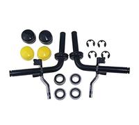 Kit mandrino sterzo GY22251BLE GY22252BLE compatibile con modelli LA100 LA105 LA115 LA120 LA125 LA130 cuscinetti completi e tappi antipolvere per tosaerba