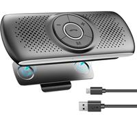 Kit Mani Libere Auto Bluetooth 4.2 con Clip Altoparlante Microfono Integrato