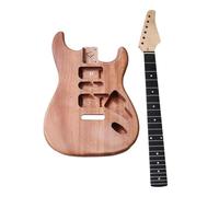 Kit Manico Per Corpo Chitarra Elettrica Manico In Acero Botte Di Legno Di Okoume 22 Tasti Battipenna Bianco Parti Di Chitarra Fai Da Te Non Finite
