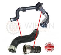 KIT MANICOTTI INTERCOOLER TURBO TUBO PER RENAULT SCÉNIC, MEGANE CC III 1.5 dCi
