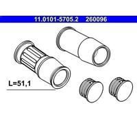 Kit manicotto di guida, pinza freno ATE 11.0101-5705.2 per SHARAN 1.8 1997-201