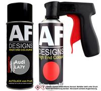 Kit Maniglia Bombolette Spray per Audi LA7Y Grigio Stagno Metallizzato Vernic...