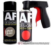 Kit Maniglia Bombolette Spray per Audi LA8Y Grigio Bronzo Metallizzato Vernic...