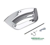 KIT MANIGLIA OBLÒ CROMATA FUTURA LAVATRICE ARISTON HOTPOINT C00287769 ORIGINALE