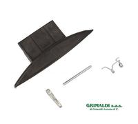 KIT MANIGLIA OBLÒ NATIS BLACK PER LAVATRICE ARISTON HOTPOINT C00372859 ORIGINALE