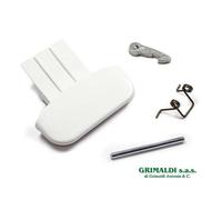 KIT MANIGLIA PER SPORTELLO OBLÒ LAVATRICE ARISTON INDESIT C00116581 C00086696