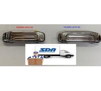 KIT MANIGLIE ESTERNE POSTERIORE CROMATE DESTRO E SINISTRO MITSUBISHI PAJERO II