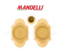 KIT MANIGLIE INCASSO PER PORTE SCORREVOLI MANDELLI CLIP 1018T (04T) ORO SATIN.