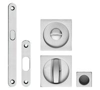 KIT MANIGLIE PORTE SCORREVOLI QUADRO CON SERRATURA LINEACALI
