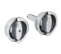 Kit maniglietta Duetto Ø 34 mm Attivo-Attivo per porta pieghevole sp. 38-48 mm