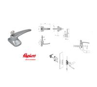 Kit Maniglione Antipanico Fapim Domatic Grigio Chiaro 1 Anta + Comando esterno