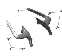 Kit Maniglioni Passeggero, Nero A9758347 Triumph Daytona 660