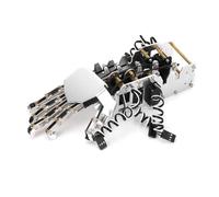 Kit mano robot Scala Servo analogico Manipolatore a 5 dita Mano meccanica destra per lo sviluppo e la sperimentazione robotica