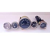 Kit Manometri Jeep - Tachimetro 70 mph Willys MB Ford CJ GP Temp Olio Fuel Amp