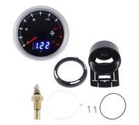 Kit Manometro Temperatura Olio Argento Motore 2" 52mm Bianco 50°C-150°C