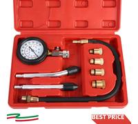 Kit Manometro Tester Compressione Motore A Benzina Pressione Cilindri Auto Moto