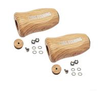 Kit manopola e blocco per Daiwa per SLP per TATULA Baitcasting mulinelli ABS con vestibilità precisa per maniglie in fibra di carbonio (2 set)