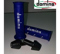 Kit Manopole Blu/Bianche + Contrappesi Carbon Domino XM2 BMW F 650 GS Dakar