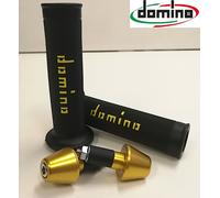 Kit Manopole Racing Nero/Gialle+Contrappesi Oro HONDA Hornet 600