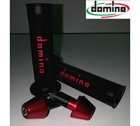 Kit Manopole Racing Nero/Rosse+Contrappesi Rossi YAMAHA XJ6