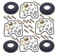 Kit Manutenzione Aggiustamento Kit Riparazione Carburatore Moto Per Suzuki GSX GSX750 1998-2006 Katana 750, Guarnizioni, Galleggiante, Pistoncino Membrana(Colore1)