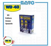 Kit Manutenzione Catena Pulitore-Grasso-Spazzola WD40 per Husqvarna