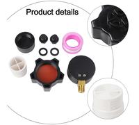 Kit Manutenzione Filtro a Sabbia 5 Pezzi con Manometro e Tappo di Scarico per Pi