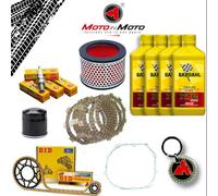 KIT MANUTENZIONE OLIO FILTRI CANDELE KIT TRASMISSIONE E FRIZIONE HORNET 600 2004