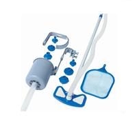 Kit Manutenzione Piscine Professional Retino Spazzola Skimmer Bestway Asta 280