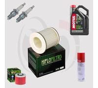Kit Manutenzione Premium YAMAHA BT 1100 Bulldog dal 2002 al 2006 Olio MOTUL 5...