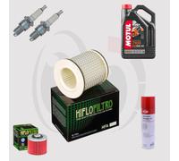 Kit Manutenzione Premium YAMAHA BT 1100 Bulldog dal 2002 al 2006 Olio MOTUL 7...