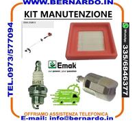 KIT MANUTENZIONE RIPARAZIONE PER DECESPUGLIATORE EFCO DSH 2500 S