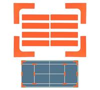 Kit Marcatori Campo Pickleball Da Lancio Sport Tennis