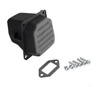 Kit marmitta e silenziatore per motosega compatibile con motoseghe a benzina SL 038 MS380 MS381, accessori per attrezzature per esterni con guarnizioni di carta