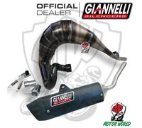 Kit Marmitta enduro 2T+Silenz.Sonic alluminio dark Beta RR 50 Motard Track 2021