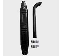 Kit Marmitta Trattore Fiat Serie 55,80,90-Prolunga Curva-2 Collari-Ø60mm-5152184