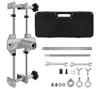 Kit maschera for inceppamento porta Serratura da infilare con 3 pezzi 18 mm / 22 mm / 25 mm M10 Frese Spessore di serraggio 1,2 pollici-2 pollici for cambio serratura(16PCS)
