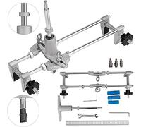Kit maschera for inceppamento porta Serratura da infilare con 3 pezzi 18 mm / 22 mm / 25 mm M10 Frese Spessore di serraggio 1,2 pollici-2 pollici for cambio serratura(8PCS)
