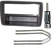 Kit mascherina 1 din cassetto rimovibile connettore antenna chiavi smontaggio vecchia radio per FIAT Panda dal 2003->2011