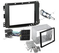 Kit mascherina adattatore autoradio 2 DIN con plancia per Smart Car ForTwo 2007