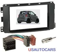 ound Way Kit Montaggio Autoradio, Mascherina 2 DIN, Cavo Adattatore Connettore ISO, Adattatore Antenna, Compatibile con Smart ForTwo 2007-2010, Smart Forfour dal 2004 al 2006