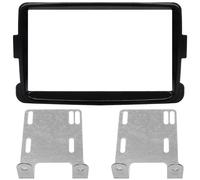 KIT MASCHERINA ADATTATORE STEREO DACIA DUSTER 12 SANDERO 13 RENAULT CAPTUR NERO