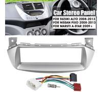 KIT MASCHERINA ADATTATORE STEREO RADIO PER NISSAN PIXO SUZUKI ALTO 1DIN