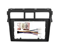 Kit Mascherina Autoradio 2 DIN Per Toyota Per Vios 2007-2012, Mascherina Stereo Per Cruscotto Montaggio Autoradio(Frame an cord-A)